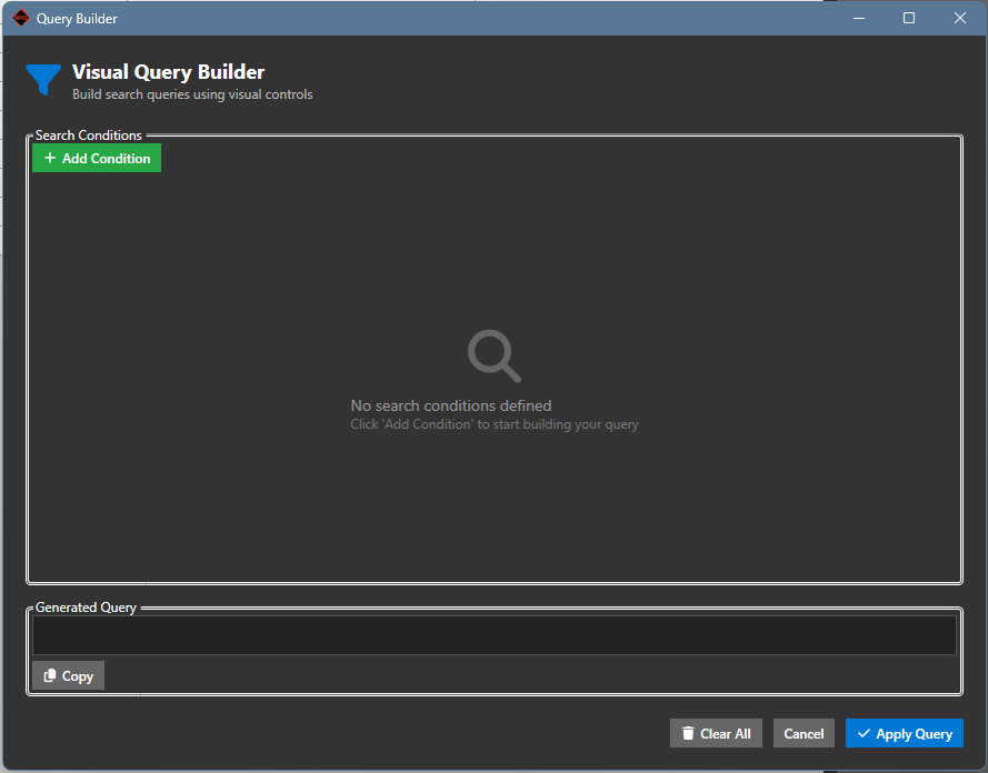 Advanced Search | MRS 3 Documentation