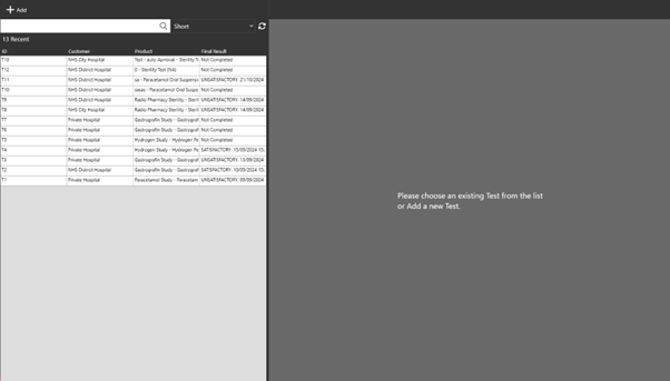 Tests | MRS 3 Documentation