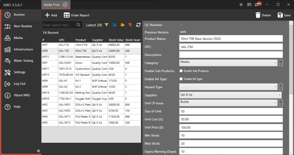 Media Products | MRS 3 Documentation