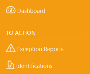 Screenshot of main menu displaying icons with labels
